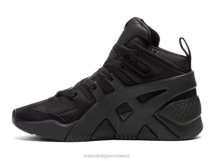 Onitsuka Tiger Trainer mit großem Logo gepufft unisex Schwarz 8X88203 Schuhe