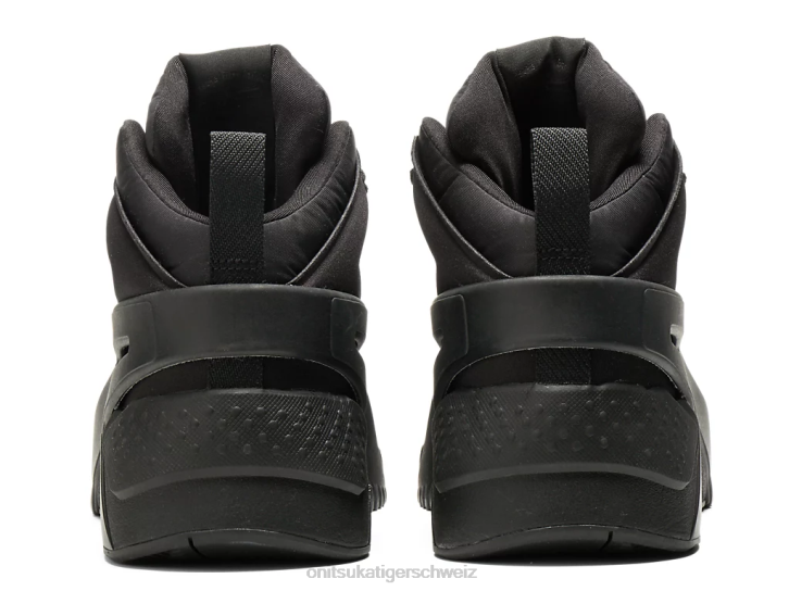 Onitsuka Tiger Trainer mit großem Logo gepufft unisex Schwarz 8X88203 Schuhe