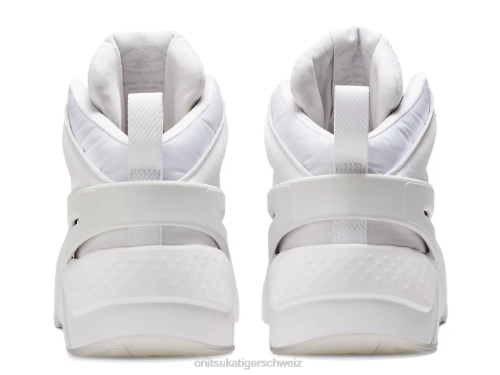 Onitsuka Tiger Trainer mit großem Logo gepufft unisex Weiß 8X88200 Schuhe