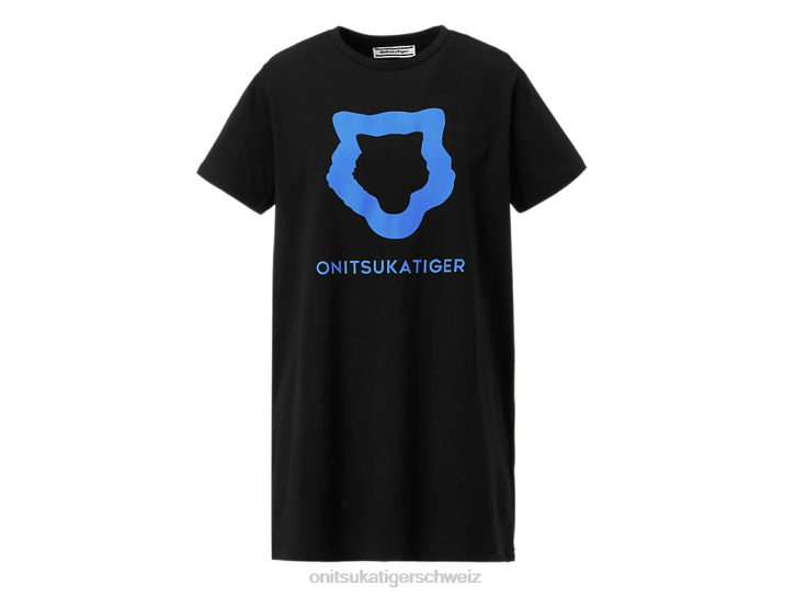 Onitsuka Tiger WS-Grafik-T-Shirt Frauen Schwarz 8X88612 Kleidung