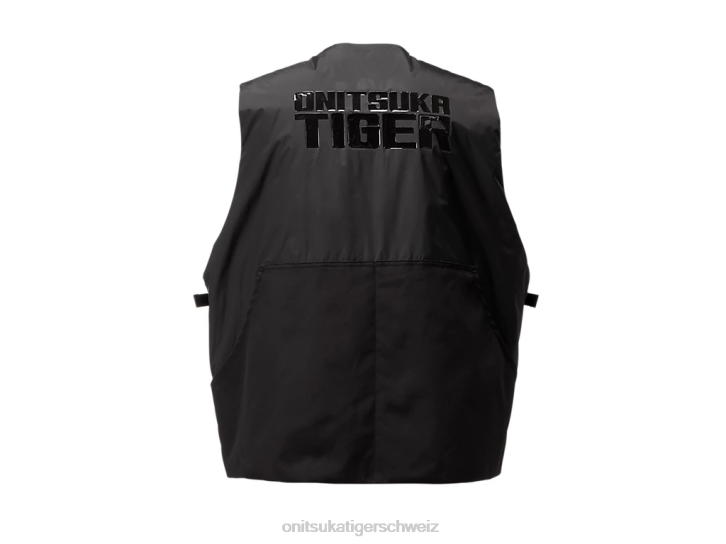Onitsuka Tiger Weste Männer schwarz/dunkelgrau 8X88417 Kleidung