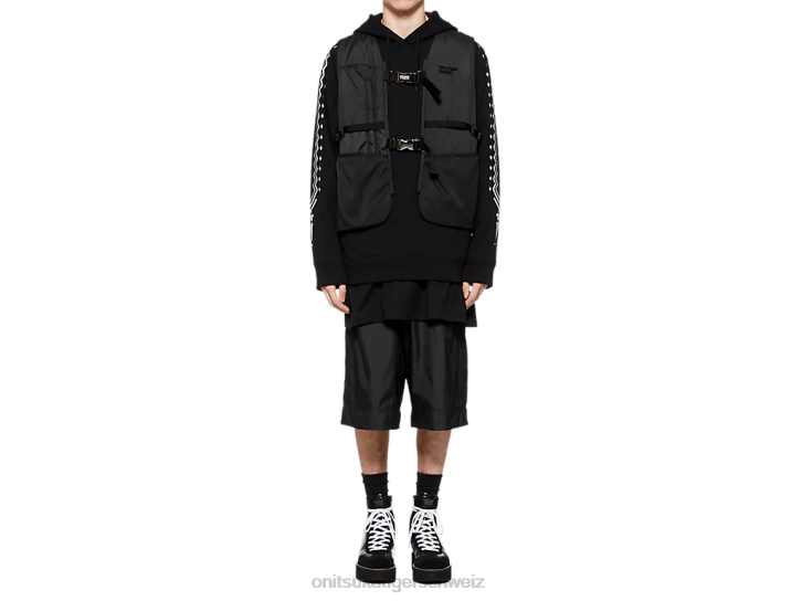 Onitsuka Tiger Weste Männer schwarz/dunkelgrau 8X88417 Kleidung