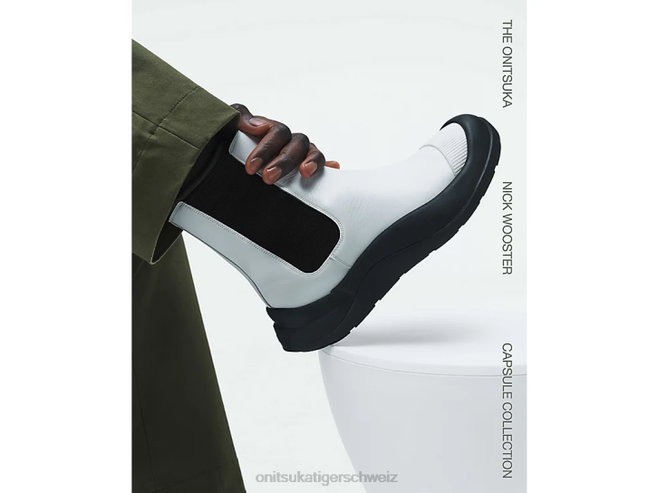 Onitsuka Tiger Wigurve Side Gore Boot unisex weiß schwarz 8X8815 Schuhe