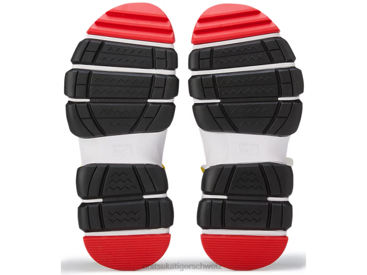 Onitsuka Tiger Zahnriemen unisex weiß/leuchtendes Gelb 8X88232 Schuhe