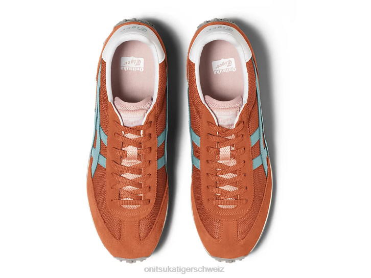 Onitsuka Tiger edr 78 unisex pikantes Orange/staubiges Türkis 8X8881 Schuhe