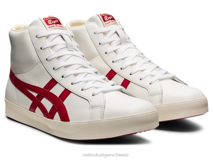 Onitsuka Tiger fabre hallo nm unisex weiß/klassisches rot 8X88138 Schuhe