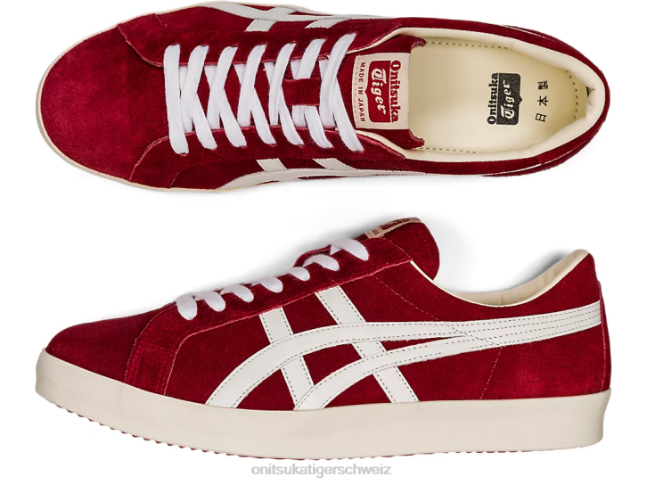 Onitsuka Tiger fabre nm unisex klassisches Rot/Weiß 8X88307 Schuhe