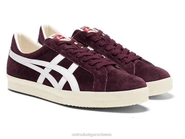 Onitsuka Tiger fabre nm unisex tiefes Mars/Weiß 8X88142 Schuhe