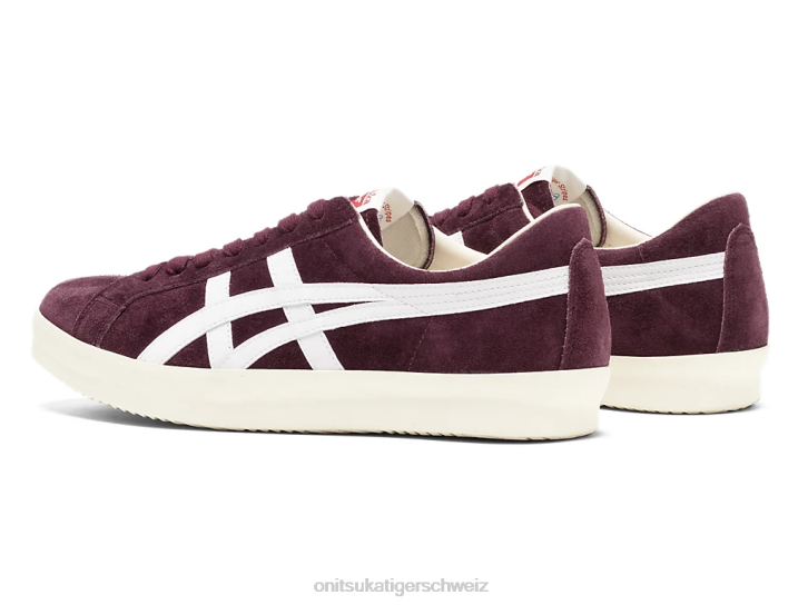 Onitsuka Tiger fabre nm unisex tiefes Mars/Weiß 8X88142 Schuhe