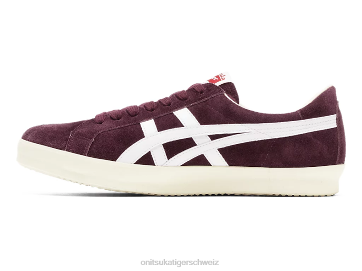 Onitsuka Tiger fabre nm unisex tiefes Mars/Weiß 8X88142 Schuhe