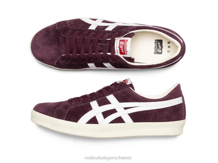 Onitsuka Tiger fabre nm unisex tiefes Mars/Weiß 8X88142 Schuhe