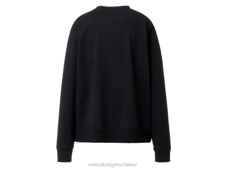Onitsuka Tiger langärmliges Oberteil unisex Schwarz 8X88475 Kleidung