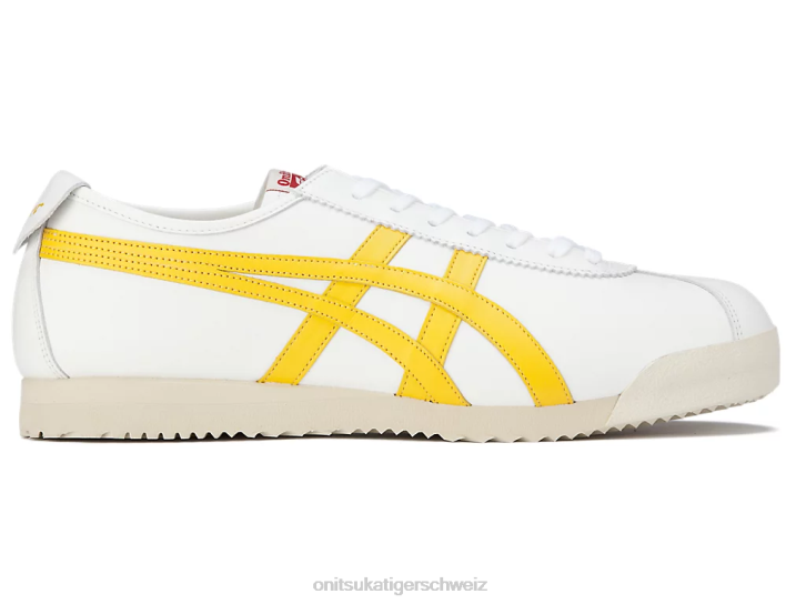 Onitsuka Tiger locker machen nm unisex Weiß Gelb 8X88255 Schuhe