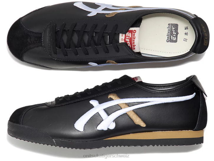Onitsuka Tiger locker nm unisex Schwarz-Weiss 8X88251 Schuhe
