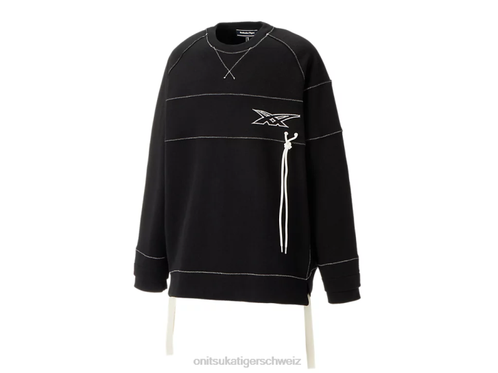 Onitsuka Tiger ls top unisex Schwarz 8X88405 Kleidung
