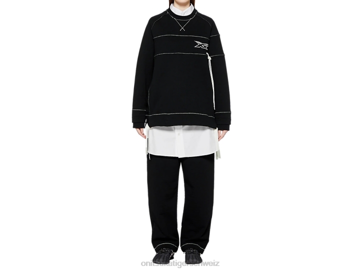 Onitsuka Tiger ls top unisex Schwarz 8X88405 Kleidung