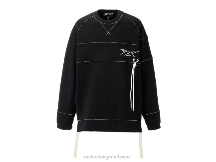Onitsuka Tiger ls top unisex Schwarz 8X88405 Kleidung