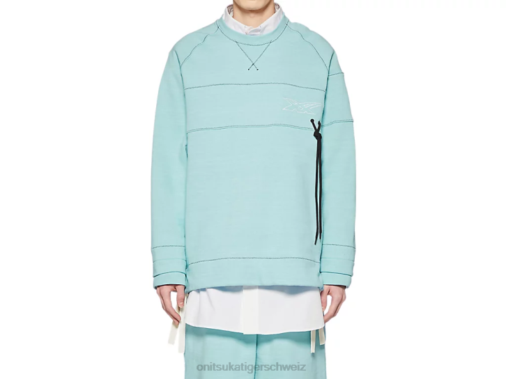 Onitsuka Tiger ls top unisex hellblau 8X88396 Kleidung