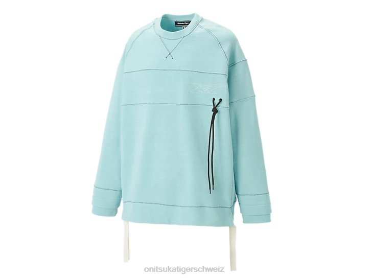 Onitsuka Tiger ls top unisex hellblau 8X88396 Kleidung