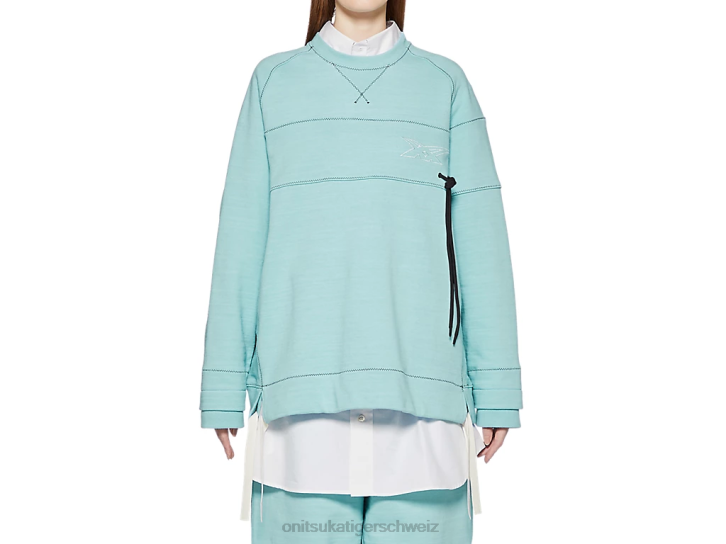 Onitsuka Tiger ls top unisex hellblau 8X88396 Kleidung