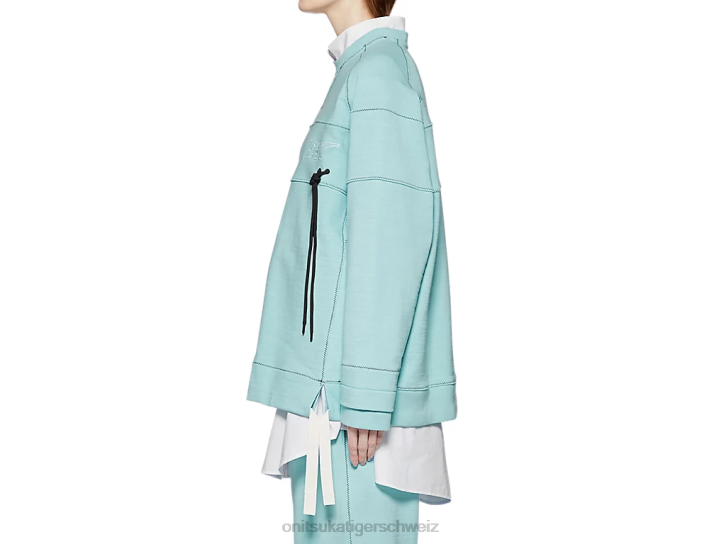 Onitsuka Tiger ls top unisex hellblau 8X88396 Kleidung