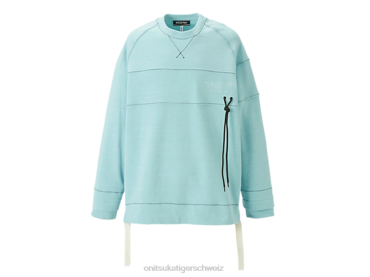 Onitsuka Tiger ls top unisex hellblau 8X88396 Kleidung