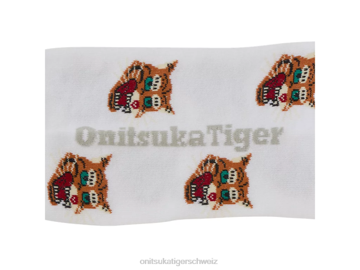 Onitsuka Tiger mittlere Socken unisex Weiß 8X88496 Zubehör