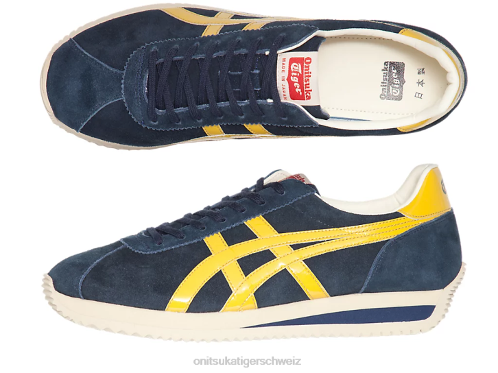 Onitsuka Tiger moal 77 nm unisex Peacoat/Gelb 8X88296 Schuhe