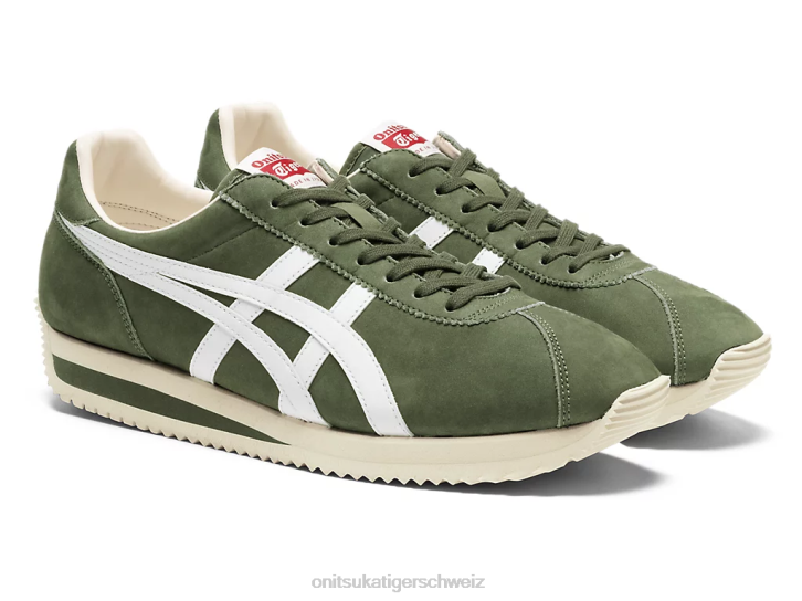 Onitsuka Tiger moal 77 nm unisex bronzegrün/weiß 8X88173 Schuhe