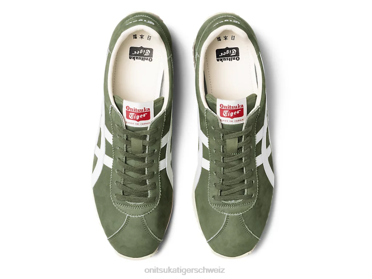 Onitsuka Tiger moal 77 nm unisex bronzegrün/weiß 8X88173 Schuhe