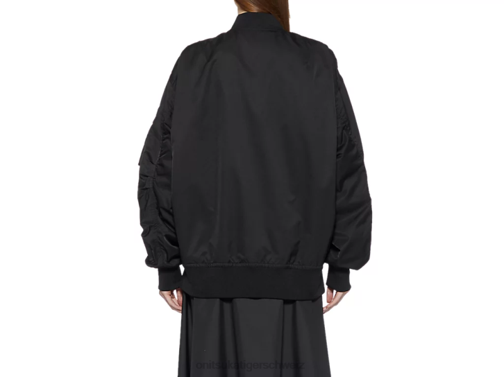 Onitsuka Tiger p-Bomberjacke unisex Schwarz 8X88415 Kleidung