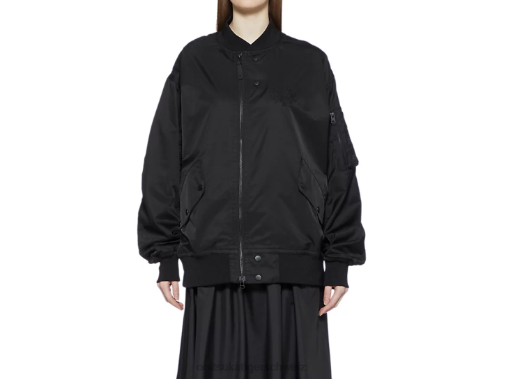 Onitsuka Tiger p-Bomberjacke unisex Schwarz 8X88415 Kleidung