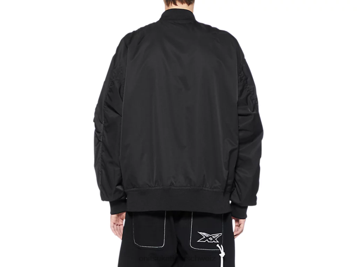 Onitsuka Tiger p-Bomberjacke unisex Schwarz 8X88415 Kleidung