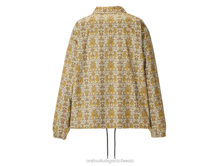 Onitsuka Tiger p Coach-Jacke Männer cremefarben 8X88406 Kleidung