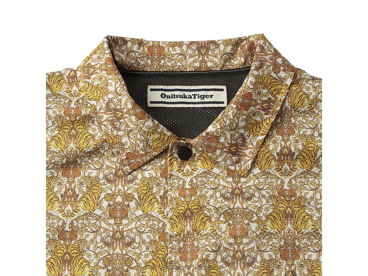 Onitsuka Tiger p Coach-Jacke Männer cremefarben 8X88406 Kleidung