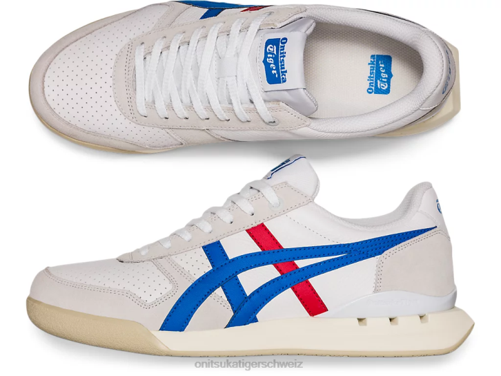 Onitsuka Tiger ultimative 81 ex unisex weiß/directoireblau 8X88234 Schuhe