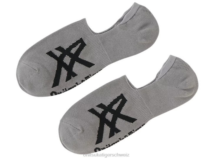 Onitsuka Tiger unsichtbare Socken unisex grau schwarz 8X88485 Zubehör