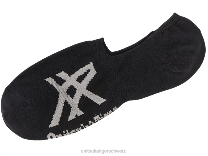 Onitsuka Tiger unsichtbare Socken unisex schwarz/grau meliert 8X88484 Zubehör