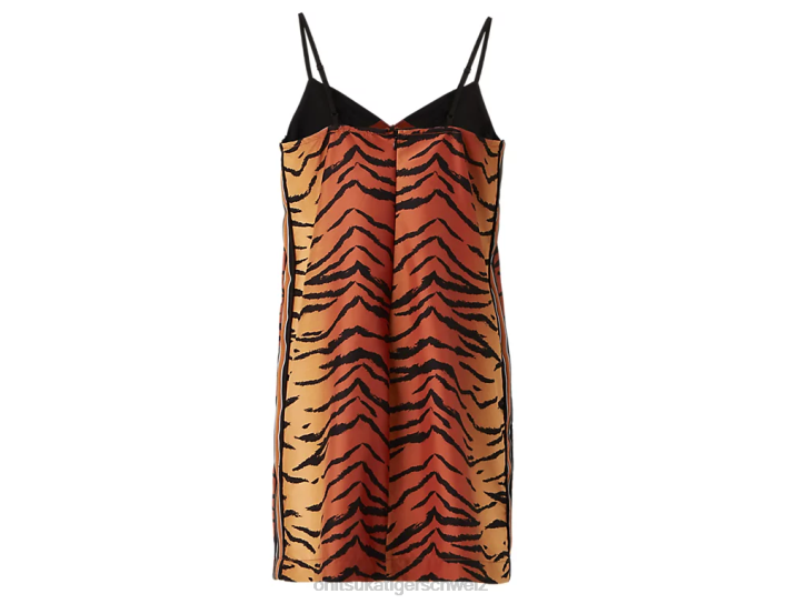 Onitsuka Tiger ws-Kleid Frauen Braun schwarz 8X88614 Kleidung