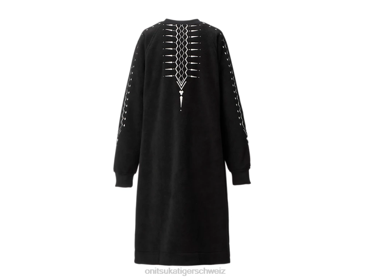 Onitsuka Tiger ws-Kleid Frauen Schwarz-Weiss 8X88608 Kleidung