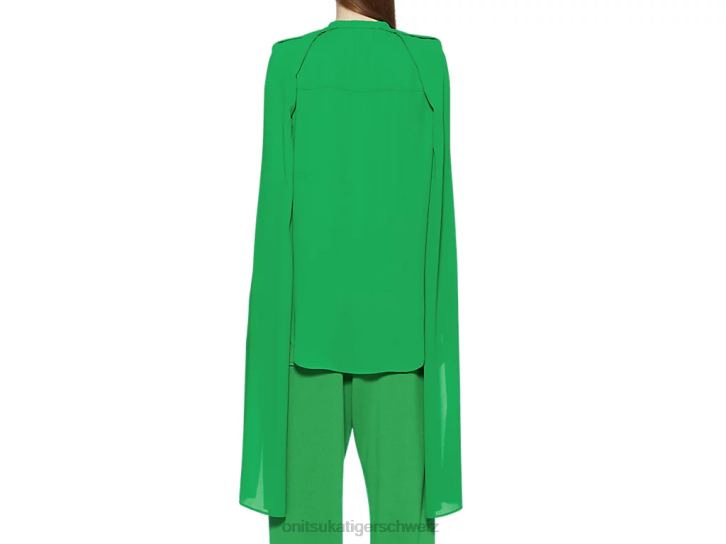 Onitsuka Tiger ws-Shirt Frauen Grün 8X88597 Kleidung