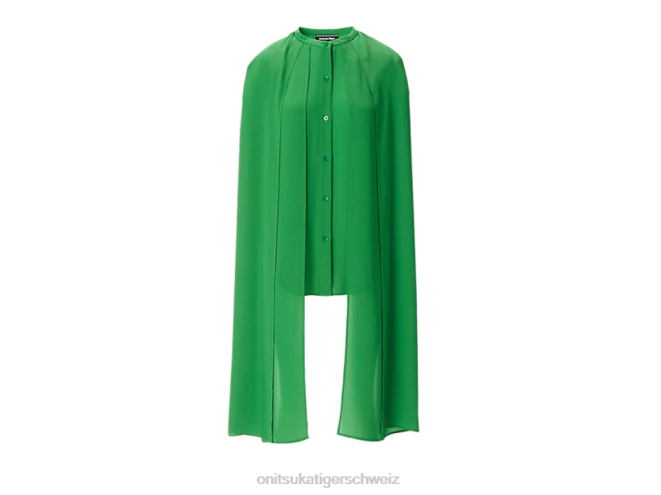 Onitsuka Tiger ws-Shirt Frauen Grün 8X88597 Kleidung