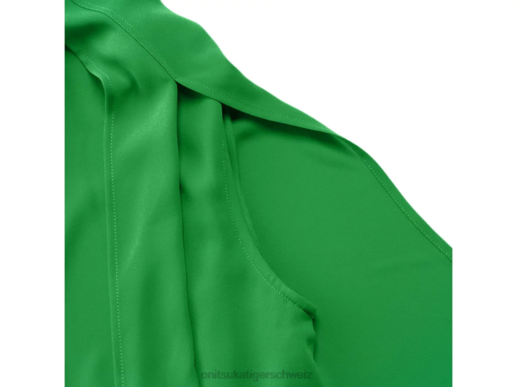 Onitsuka Tiger ws-Shirt Frauen Grün 8X88597 Kleidung