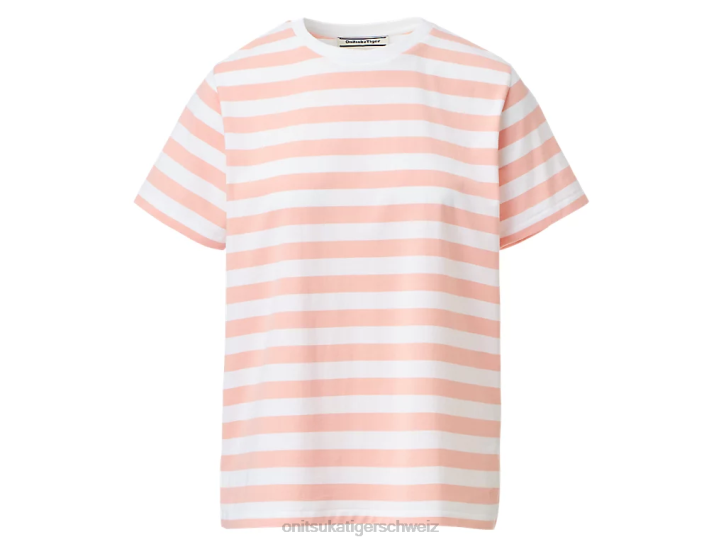 Onitsuka Tiger ws T-Shirt Frauen gemütliches Rosa 8X88615 Kleidung