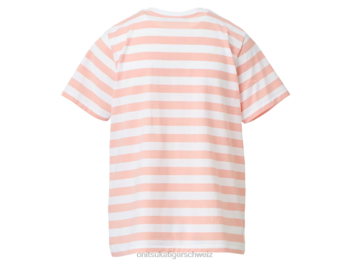 Onitsuka Tiger ws T-Shirt Frauen gemütliches Rosa 8X88615 Kleidung