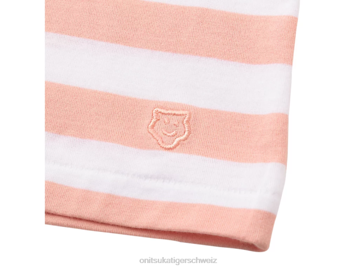 Onitsuka Tiger ws T-Shirt Frauen gemütliches Rosa 8X88615 Kleidung