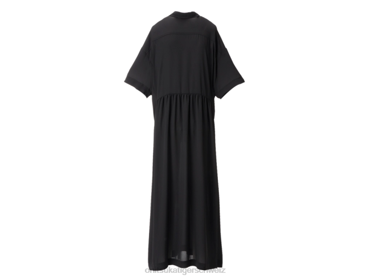 Onitsuka Tiger ws langes Kleid Frauen Schwarz 8X88599 Kleidung