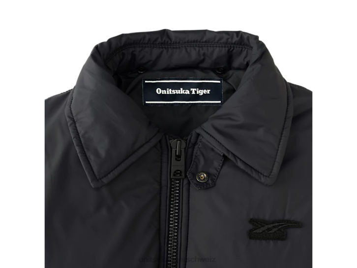 Onitsuka Tiger ws p blouson Frauen Schwarz-Weiss 8X88601 Kleidung