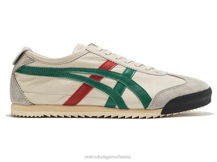 Onitsuka Tiger Mexiko 66 Deluxe Frauen creme/grün 8X88532 Schuhe