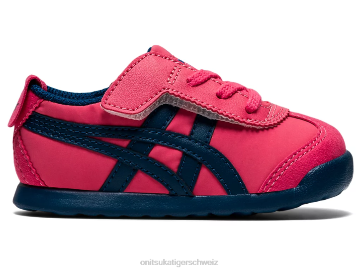 Onitsuka Tiger Mexiko 66 Kinder Rosa Cameo/Makoblau 8X88648 Schuhe